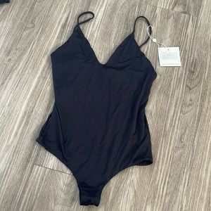 Mai underwear black bodysuit swimsuit